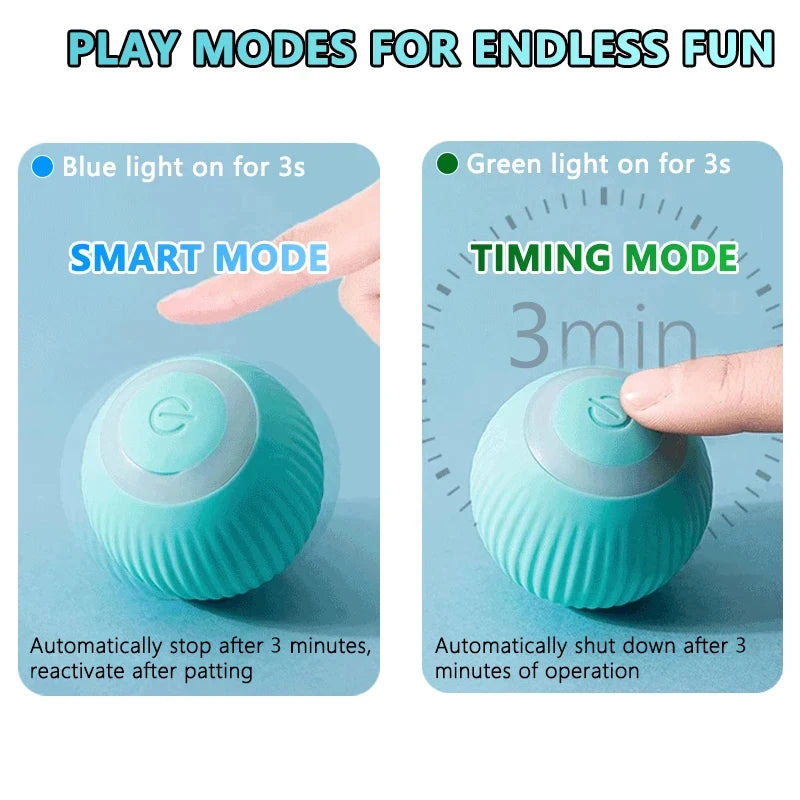Interactive Cat Toy – Automatic Rolling, Quiet Operation, Durable Silicone-5