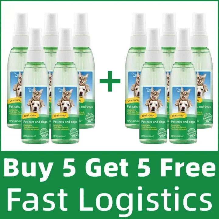 Variant image for Oral Cleanse Spray for Dogs and Cats – Freshens Breath, Removes Tartar, Natural Herbal Extracts-2