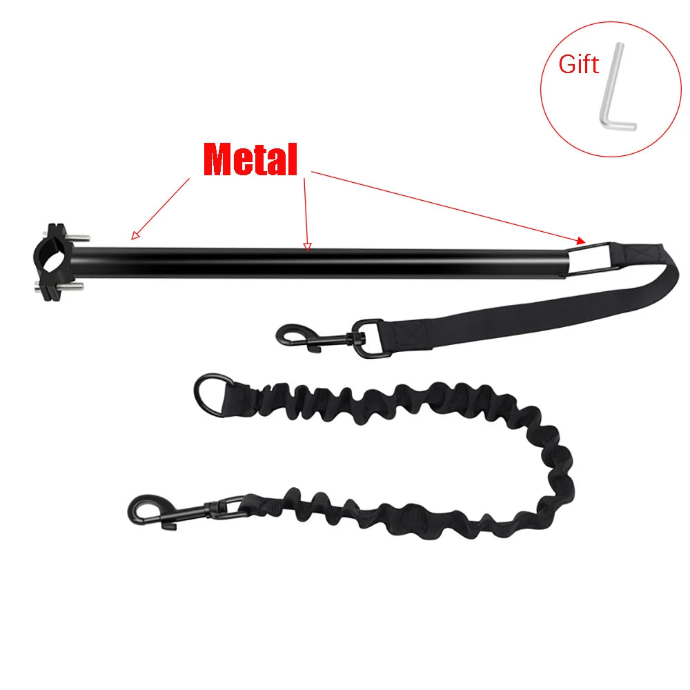 Bicycle Leash for Dogs – Removable Elastic, Durable Metal Design, Ideal for Cycling-2