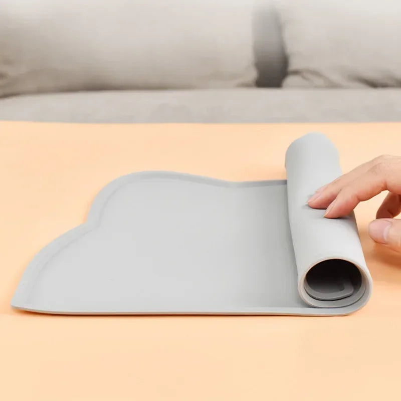 Silicone Dog Bowl Mat – Waterproof, Anti-Slip, Easy to Clean for Dogs and Cats-5