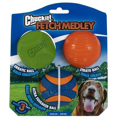Fetch Balls for Dogs – Medium Size, Durable Rubber, Compatible with Chuckit Ball Launchers-3