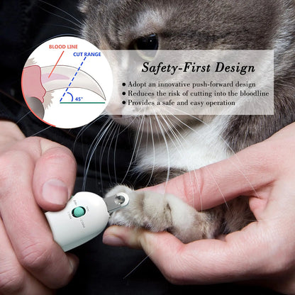 Nail Clippers for Dogs and Cats – Stainless Steel Blades, Adjustable Hole, Ergonomic Handle-6