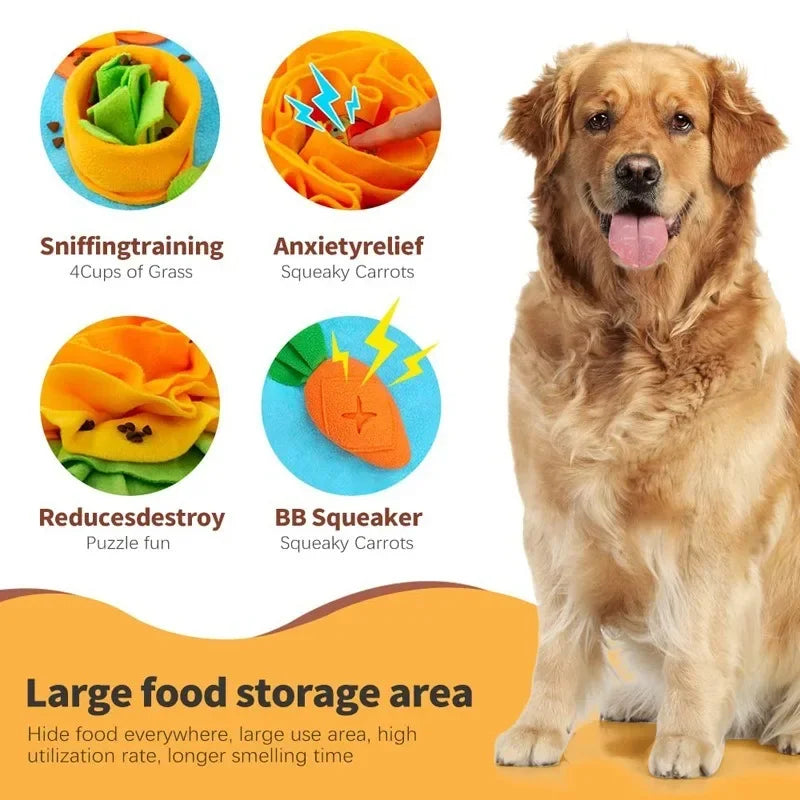 Snuffle Mat for Dogs – Interactive Feeding, Stress Relief, Large Size-3