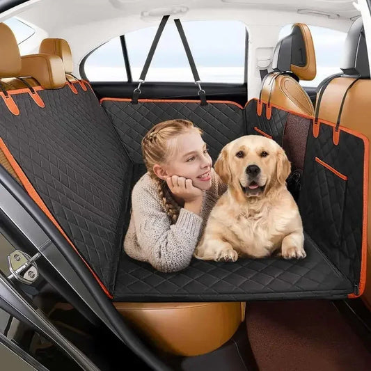 Dog Car Seat Cover for Dogs – Waterproof Hammock, Universal Fit, Durable 600D Oxford Cloth-1