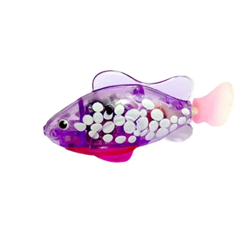 Variant image for Interactive Cat Toy – Swimming Fish with LED Lights, Battery Operated, Engaging Movement-13