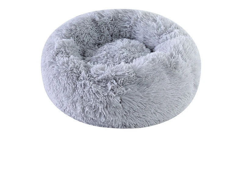 Variant image for Plush Pet Bed for Cats and Small Dogs – Warm, Detachable, Round Design-4