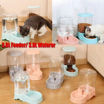 Automatic Pet Feeder for Cats and Dogs – 3.8L Capacity, Eco-Friendly Material, Stylish Colors-3