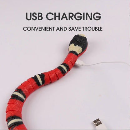 Interactive Cat Toy for Cats – Smart Sensing Snake, USB Rechargeable, Realistic Movement-3