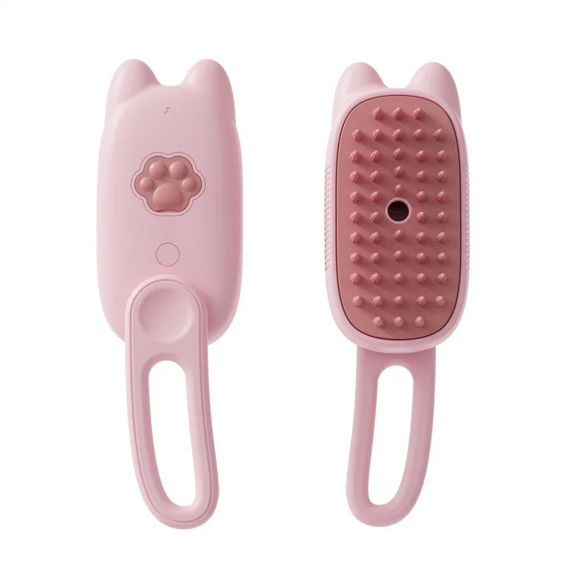 Variant image for Electric Steam Brush for Cats and Dogs – 3-in-1 Grooming Tool, Spray Function, USB Rechargeable-2