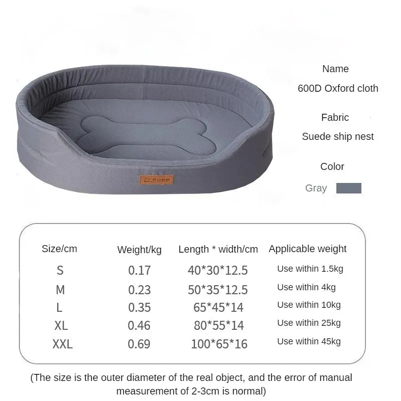 Variant image for Fluffy Pet Bed for Dogs and Cats – Large Size, Comfortable Blanket, Sofa Style-2