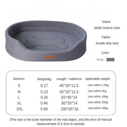 Variant image for Fluffy Pet Bed for Dogs and Cats – Large Size, Comfortable Blanket, Sofa Style-2
