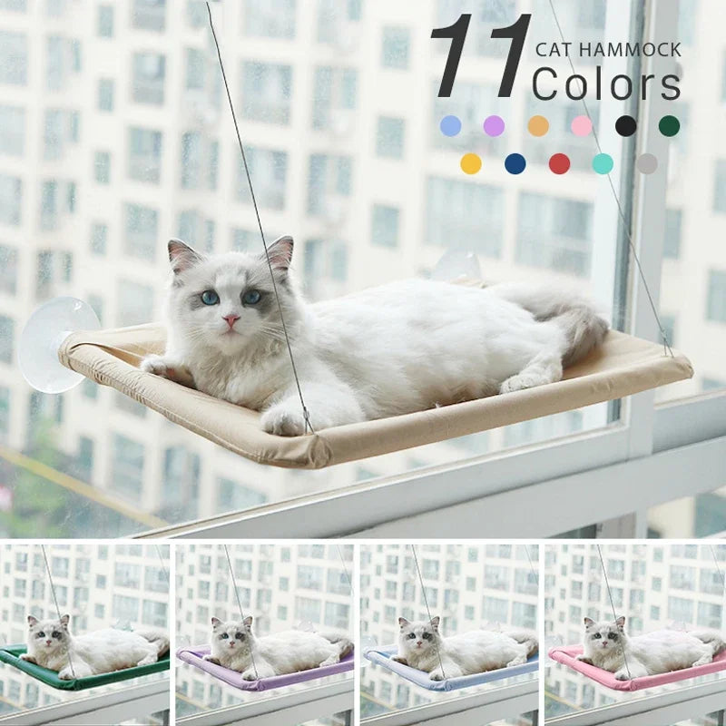 Cat Window Hammock – Comfortable Oxford Cloth, Easy to Clean, Supports Up to 40 Pounds-2