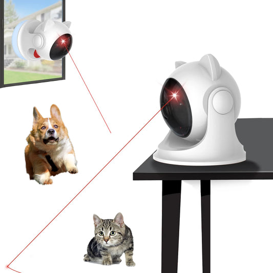 Automatic Laser Toy for Cats – Interactive, Rechargeable, Adjustable Speed Modes-2