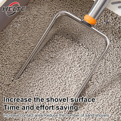 Cat Litter Scoop for Easy Cleanup – Stainless Steel, Comfortable Grip, Large Surface Area-6