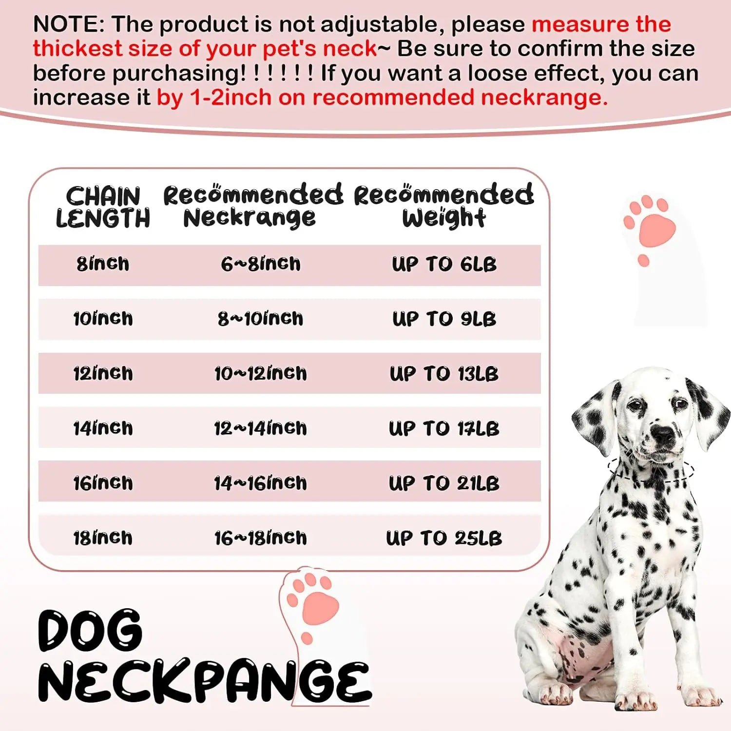 Dog Collar for Pets – Stylish Diamond Cuban Link Design, Multiple Sizes, Elegant Colors-2