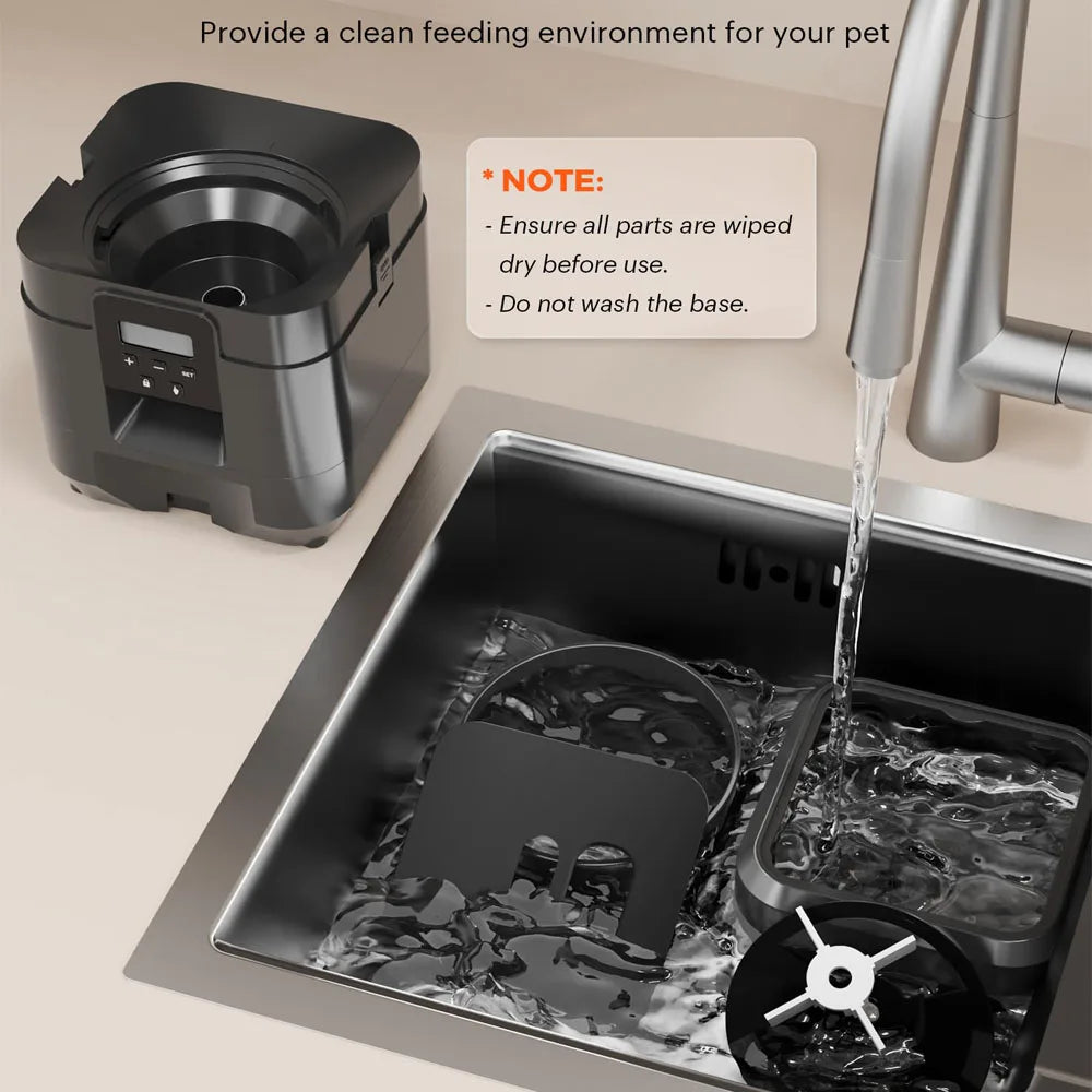 Automatic Pet Feeder with WiFi Connectivity – 2L Capacity Timed Dispenser for Cats and Dogs-6