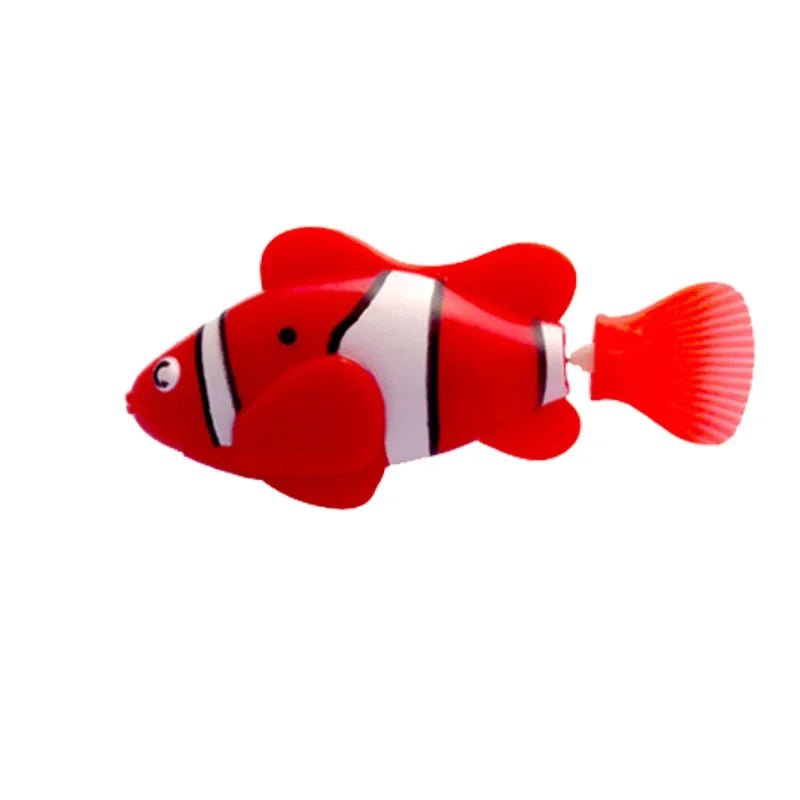 Variant image for Interactive Cat Toy – Swimming Fish with LED Lights, Battery Operated, Engaging Movement-3