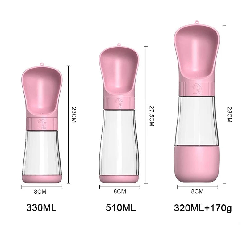 Portable Dog Water Bottle for Dogs – 2-in-1 Dispenser, Leak-Proof, Multiple Colors-3