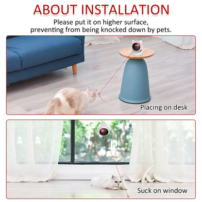 Automatic Laser Cat Toy – Interactive Play, Rechargeable, Adjustable Speed Modes-5