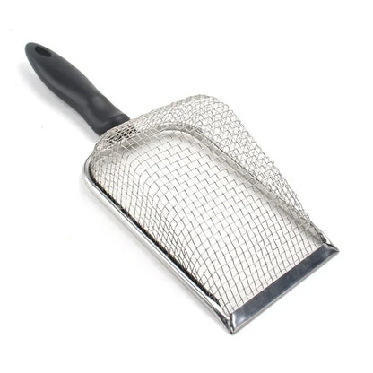 Cat Litter Shovel – Long Handle, Ergonomic Grip, Stainless Steel-5