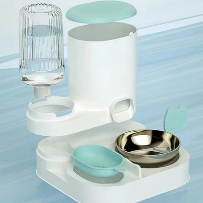 Automatic Pet Feeder for Cats and Dogs – Integrated Bowl, Water Dispenser, Easy to Clean-6