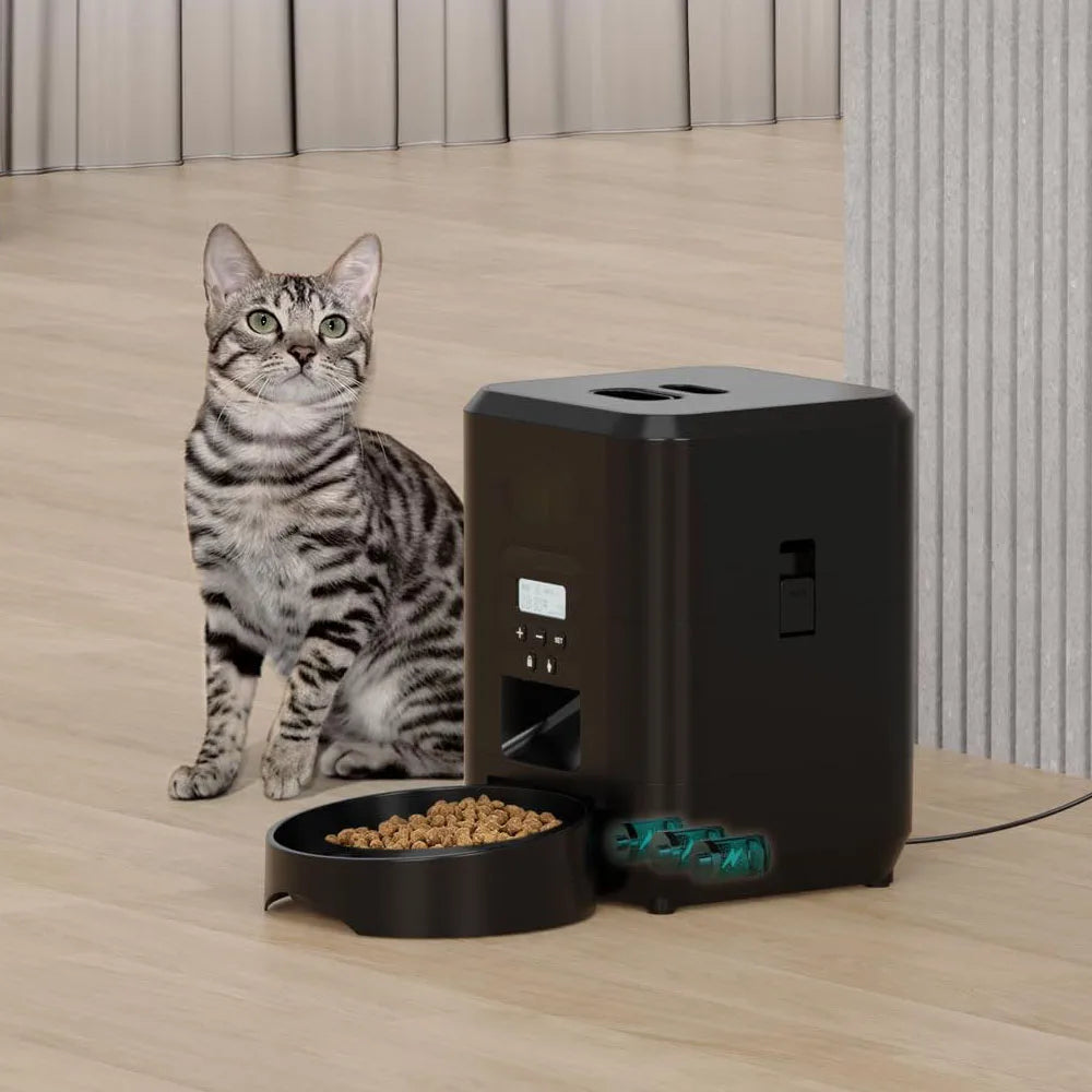 Automatic Pet Feeder with WiFi Connectivity – 2L Capacity Timed Dispenser for Cats and Dogs-3