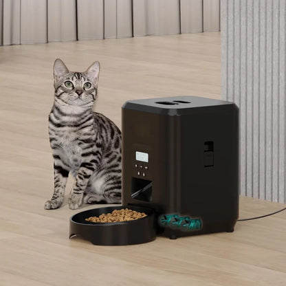 Automatic Pet Feeder with WiFi Connectivity – 2L Capacity Timed Dispenser for Cats and Dogs-3