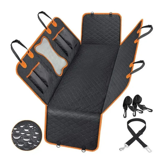 Dog Car Seat Cover for Dogs – Waterproof Hammock, Universal Fit, Durable 600D Oxford Cloth-2