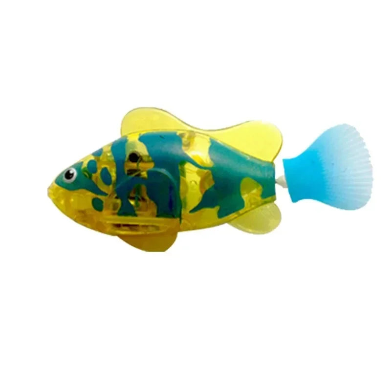 Variant image for Interactive Cat Toy – Swimming Fish with LED Lights, Battery Operated, Engaging Movement-9