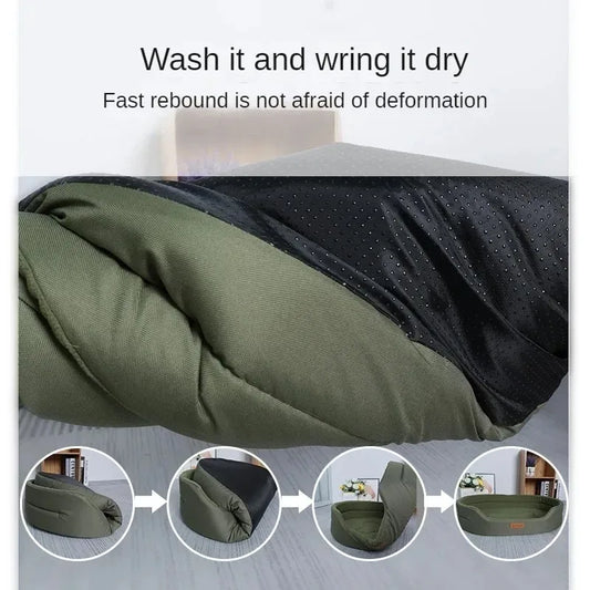 Fluffy Pet Bed for Dogs and Cats – Large Size, Comfortable Blanket, Sofa Style-2