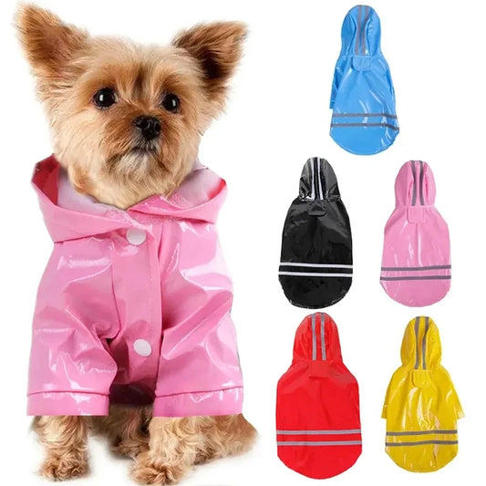 Dog Raincoat for Small Dogs – Waterproof, Reflective, Comfortable Fit-1