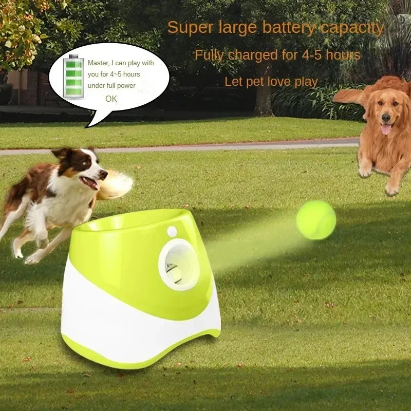 Automatic Dog Ball Launcher – Interactive Dog Toy with Rechargeable Design and Adjustable Launch Distance for Active Play-4