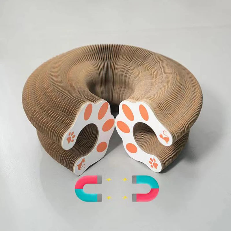Interactive Cat Toy for Cats – Multi-Shape Corrugated Cardboard, Durable Design, Built-In Bell-5