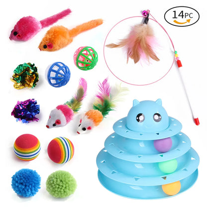Cat Toy Set for Kittens – 20-Piece Variety, Engaging Designs, Safe Eco-Friendly Materials-4