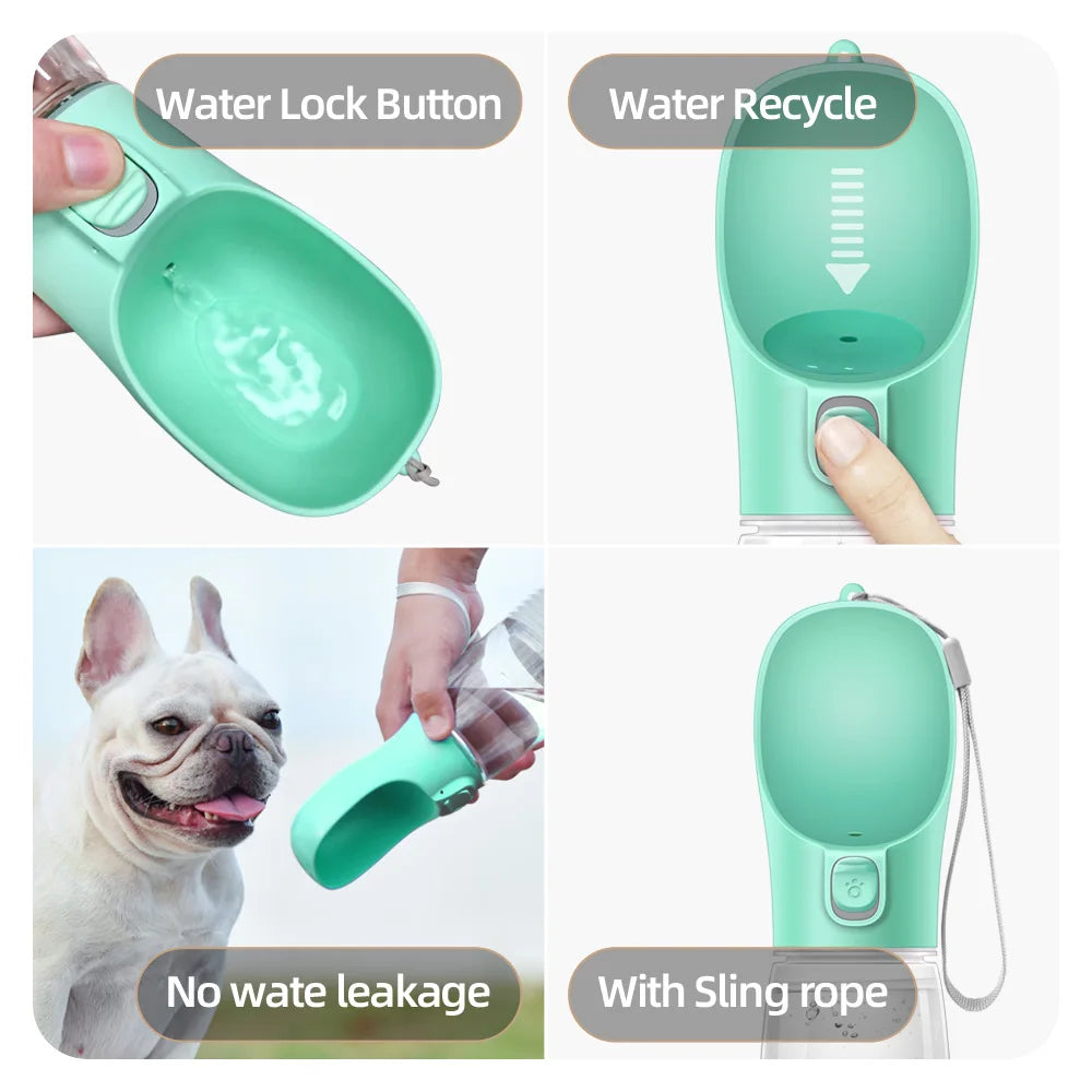 Dog Water Bottle for Pets – Leakproof, Eco-Friendly Material, Portable Design-5