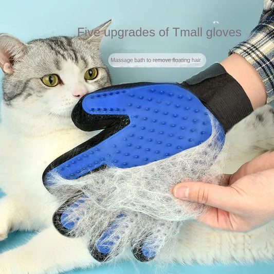 Grooming Gloves for Cats and Dogs – Soft Silicone, Adjustable Fit, Breathable Mesh-2