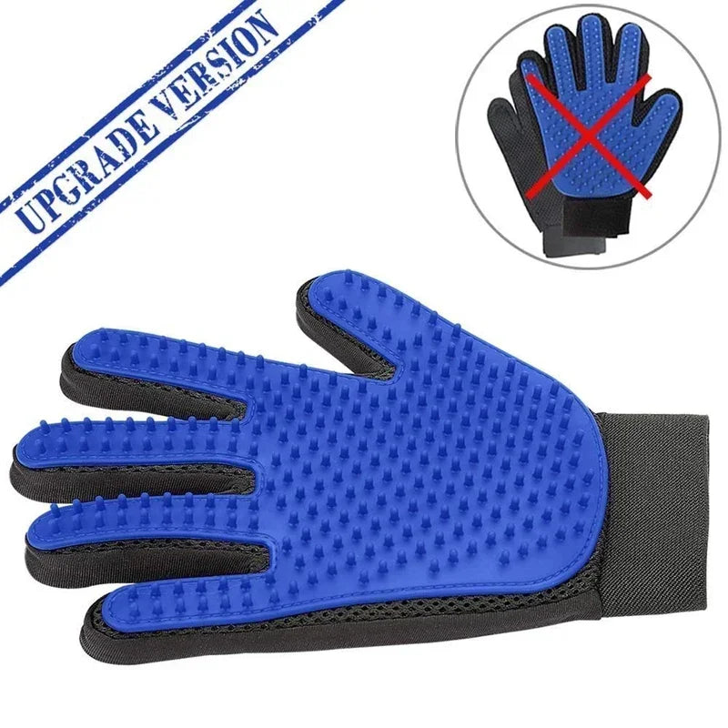 Grooming Gloves for Cats and Dogs – Soft Silicone, Adjustable Fit, Breathable Mesh-5