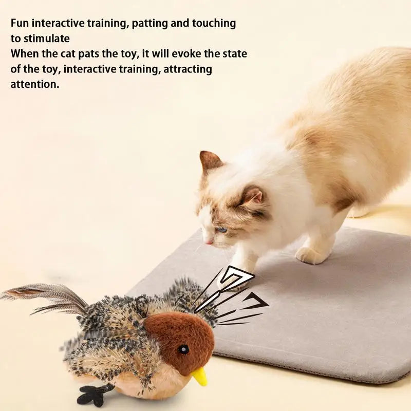 Interactive Cat Toy – USB Rechargeable, Remote Control, Flapping Bird-3