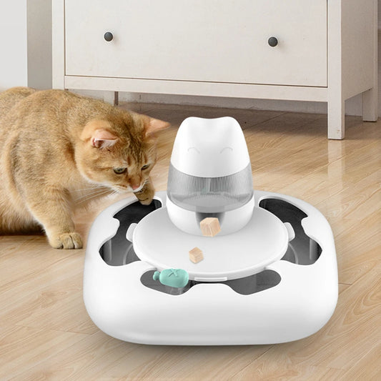 Interactive Cat Toy – Puzzle Game, USB Rechargeable, Engaging Feeding Simulation-2