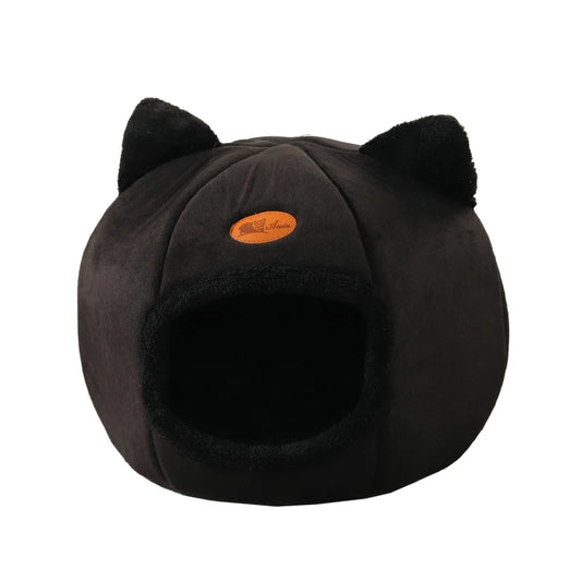 Cozy Cat Bed for Indoor Cats – Warm, Detachable Cushion, Non-Slip Design-1