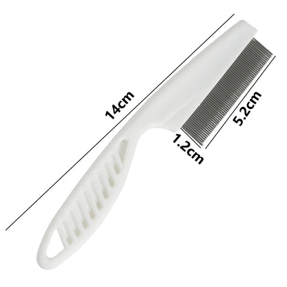 Flea Comb for Cats and Dogs – Stainless Steel Pins, Comfortable Grip, Effective Grooming Tool-2