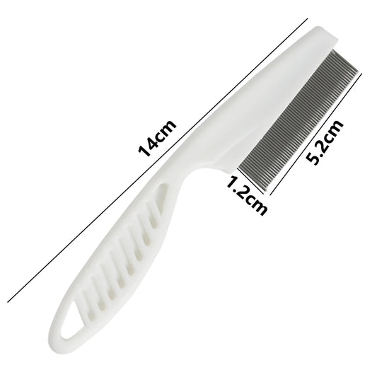 Flea Comb for Cats and Dogs – Stainless Steel Pins, Comfortable Grip, Effective Grooming Tool-2