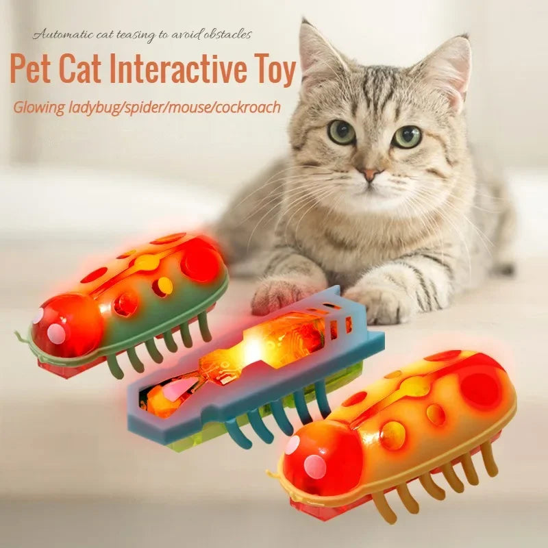 Interactive Cat Toy – Automatic Flip, Vibration Movement, Battery Operated-2