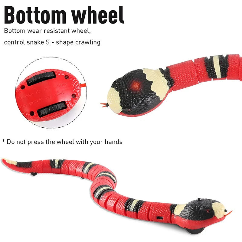 Interactive Cat Toy for Cats – Smart Sensing Snake, USB Rechargeable, Realistic Movement-5