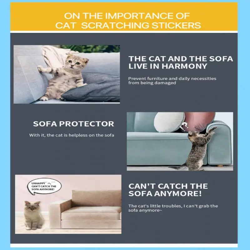 Cat Scratch Deterrent Tape – Transparent, Self-Adhesive, Residue-Free-4