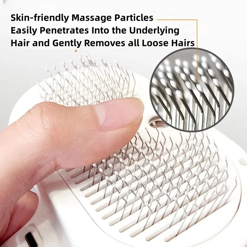 Grooming Comb for Dogs and Cats – Built-in Humidifier, Self-Cleaning, Ergonomic Design-5