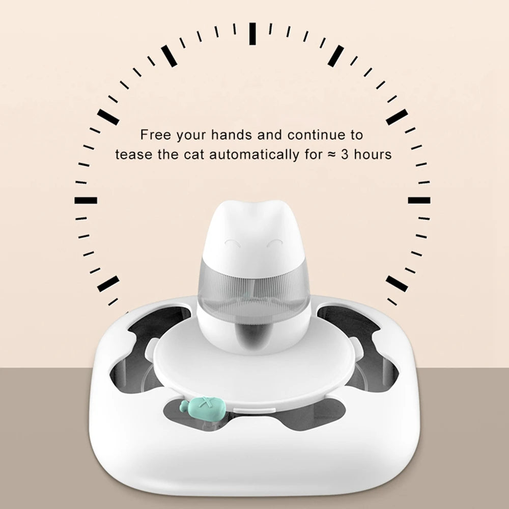 Interactive Cat Toy – Puzzle Game, USB Rechargeable, Engaging Feeding Simulation-4