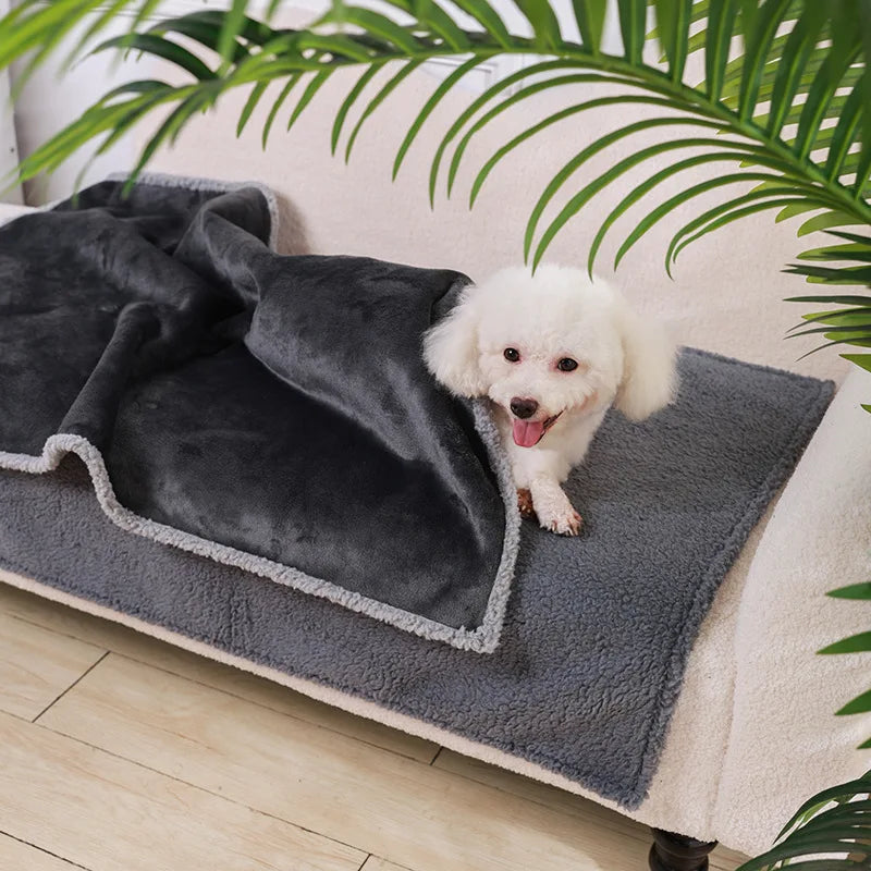Pet Blanket for Dogs and Cats – Waterproof, Soft Flannel, Thick Design-3
