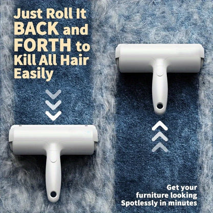 Pet Hair Remover Tool for Dogs and Cats – Self-Cleaning Base, Reusable, Efficient Fur Removal-6