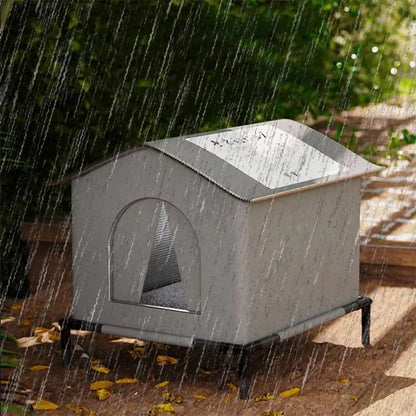 Outdoor Dog House for Small Dogs – Waterproof, Foldable, Winter Warm Design-4